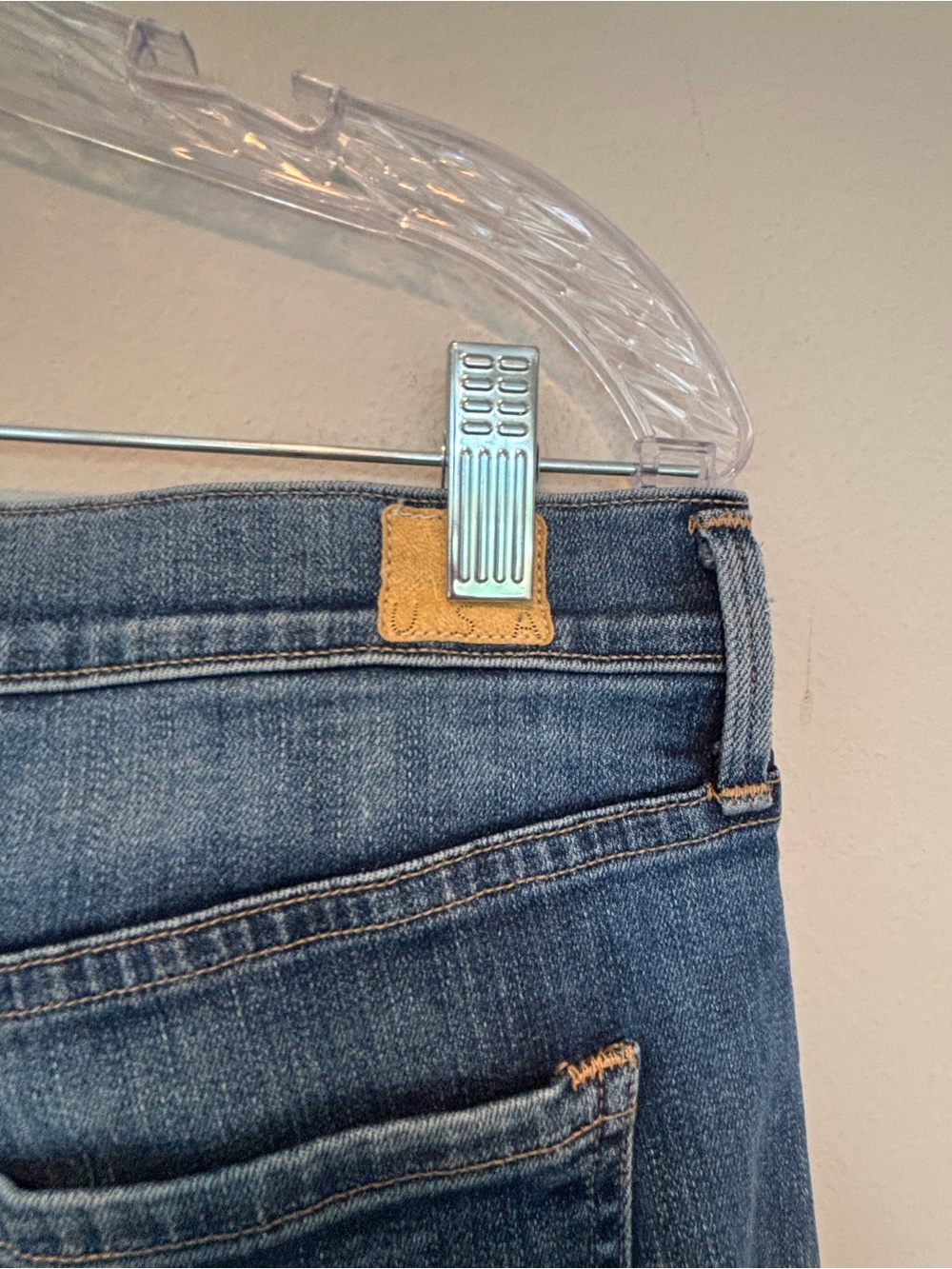 Citizens Of Humanity Slim Straight Jeans in Dark Blue - Picture 3 of 7